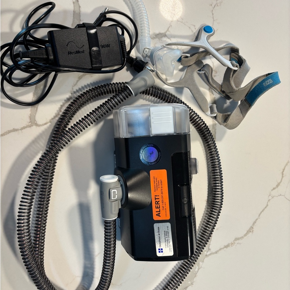 ResMed Black and Gray CPAP Device